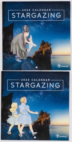 stargazing calendar collage