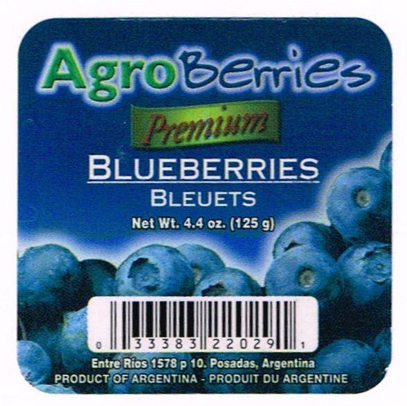 blueberry label